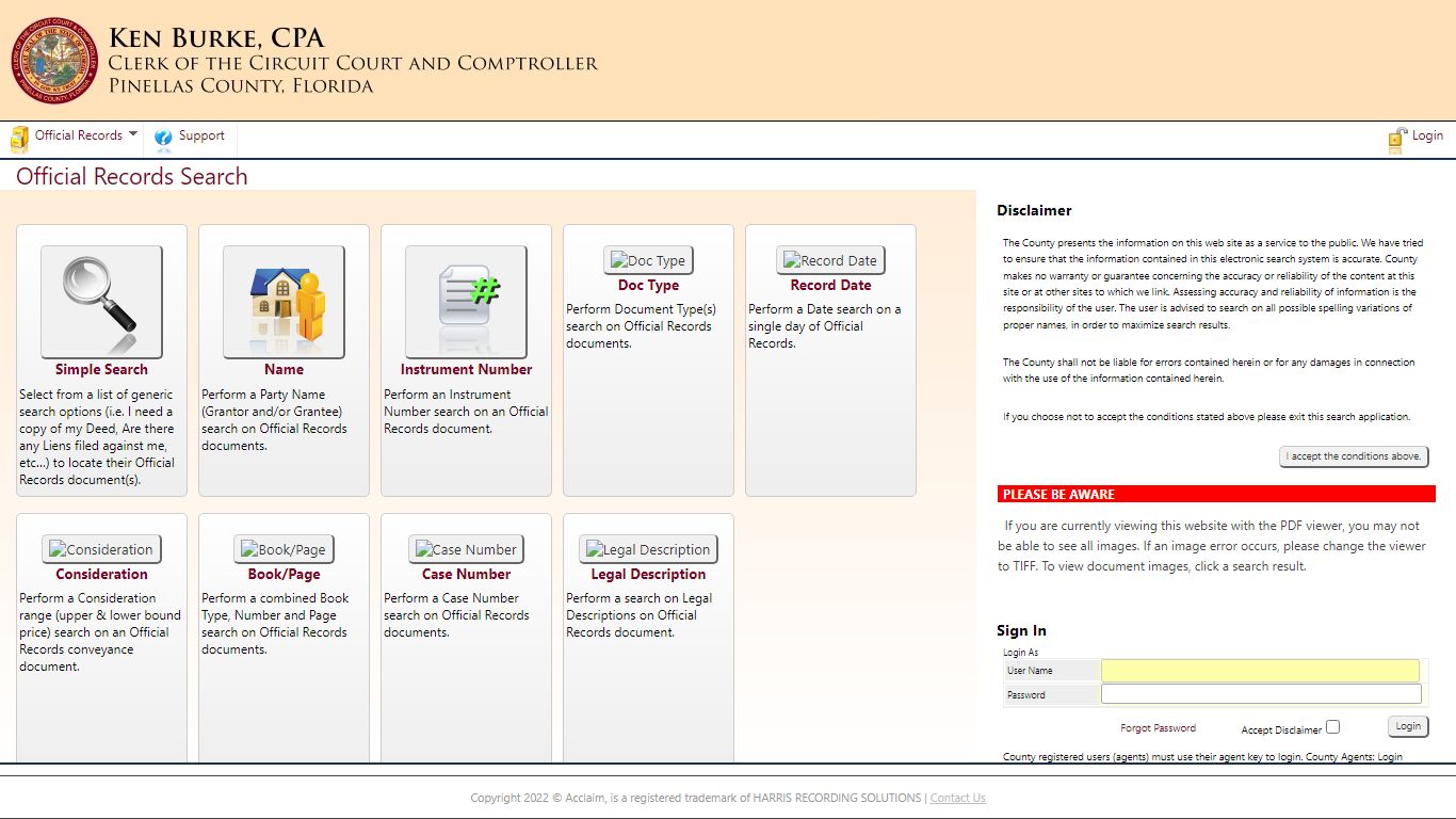 Pinellas County Public Records